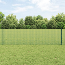  hegesztett drótháló kerítés 11 U oszloppal Zöld 0.6x25 m Acél építőanyag