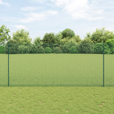  Hegesztett Drótháló Kerítés 22 U Oszloppal Zöld 1.4x50 m Acél építőanyag