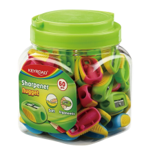 Hegyező 1 lyukú 60 db/display Keyroad Nugget vegyes színek hegyező