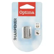  Hegyező OPTIMA fém 1 lyukú 1db/bliszter hegyező