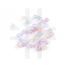  Hegyikrisztály matt festett szintetikus ásványgyöngy - 43 db/csomag dekorációs kellék