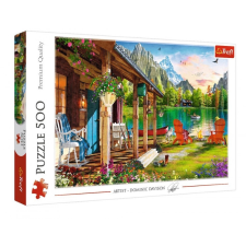 Hegyre néző 500 darabos puzzle puzzle, kirakós