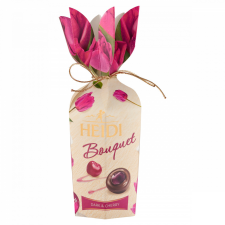  Heidi Bouquet étcsokoládé praliné kakaókrémmel töltve kandírozott cseresznyével 120 g csokoládé és édesség