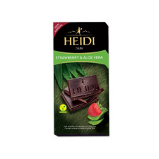 Heidi Dark with Strawberry aloe veraval - 80g csokoládé és édesség