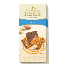 Heidi Florentine tejcsokoládé karamellizált manduladarabokkal 100g csokoládé és édesség