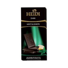 Heidi táblás étcsokoládé citrom mentol - 80g csokoládé és édesség