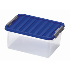  Heidrun Clipbox Átlátszó Tároló doboz  14L 40x29x18cm Clippes tetővel bútor