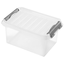  Heidrun Clipbox - Lite Átlátszó Tároló doboz 31L 48x35x25cm Clippes tetővel bútor