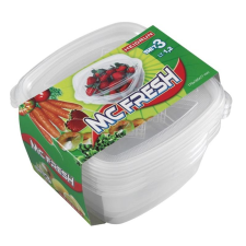 Heidrun Mc Fresh Ételtároló 3 x 1,2L 17,5x16,5x7,7cm papírárú, csomagoló és tárolóeszköz