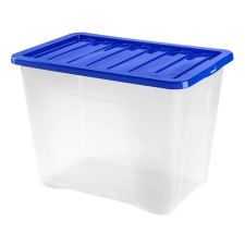  Heidrun Quasar Átlátszó Tároló doboz 110L 60x50x51cm tetővel Grand Chest bútor