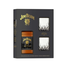 Heinemann Jim Beam Black whisky 0,7L 45% DRS+2db pohár DD whisky