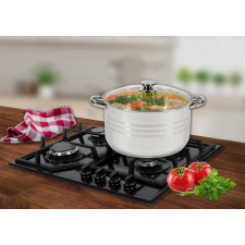 Heinner Cooking by Heinner Myra Rozsdamentes Acél Edény Üvegfedővel - 7L edény