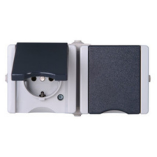 Heinrich Kopp GmbH Pro Aqua FK-VM Dupla dugalj, vízszintes 950656001 Kopp villanyszerelés