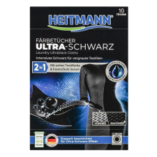 Heitmann Színfrissítő kendő HEITMANN fekete 10db/csomag tisztító- és takarítószer, higiénia