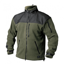 HELIKON-TEX Classic Army Fleece Jacket - Olive Green/Black munkaruha