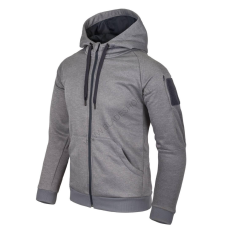 HELIKON-TEX Urban Tactical Hoodie FullZip - Grey Melange