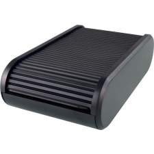 HELIT Linear 300db-os, rolós, fekvő névjegytartó fekete (H6218095) névjegytartó