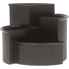 HELIT Linear kerek írószertartó - Fekete (H6390695) tolltartó