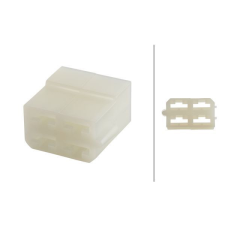 Hella Csatlakozó ház HELLA 8JD 008 151-041 autóalkatrész