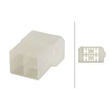 Hella Csatlakozó ház HELLA 8JD 008 152-041 autóalkatrész