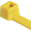 HellermannTyton Kábelkötegelő készlet, 100 x 2,5 mm, sárga, 100 db, HellermannTyton 116-01814 T18R-PA66-YE-C1 (116-01814)