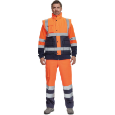  HELLIN HV mellény narancssárga/navy L láthatósági ruházat