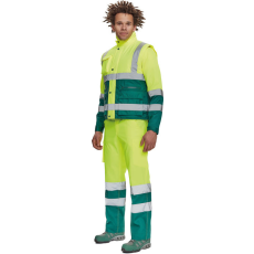  HELLIN HV mellény sárga/zöld XL