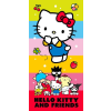 HELLO KITTY Cute Friends fürdőlepedő, strand törölköző 70x140 cm (Fast Dry)