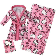 Hello Kitty fürdőszobai szett 3/4 év gyerek köntös