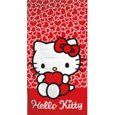 HELLO KITTY Hearts fürdőlepedő, strand törölköző 70*140cm (Fast Dry) lakástextília