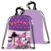 HELLO KITTY Hello Kitty Kuromi Deluxe sporttáska, tornazsák 45 cm