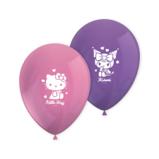 HELLO KITTY Hello Kitty Kuromi léggömb, lufi 8 db-os party kellék