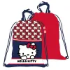 HELLO KITTY Hello Kitty Red Bow Deluxe sporttáska, tornazsák 45 cm