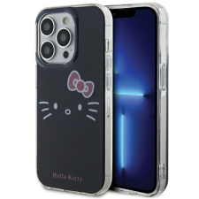 HELLO KITTY HKHCP15XHKHLK iPhone 15 Pro Max 6.7&quot; fekete keménytok IML Kitty Face tok és táska
