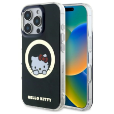 HELLO KITTY HKHMP16LHSWKK IML Sweet Kitty Magsafe keménytok iPhone 16 Pro - fekete tok és táska