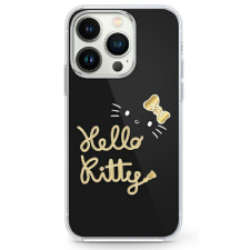 HELLO KITTY HKHMP16XHGDIK IML Golden Diva MagSafe-kompatibilis keménytok iPhone 16 Pro - fekete tok és táska