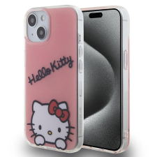 HELLO KITTY IML Daydreaming Logo iPhone 15 telefon tok - Pink (HKHCP15SHKDSP) tok és táska