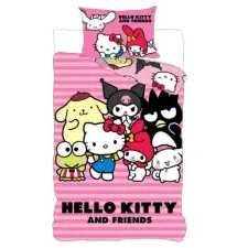  Hello Kitty ovis ágynemű (Friends) babaágynemű, babapléd