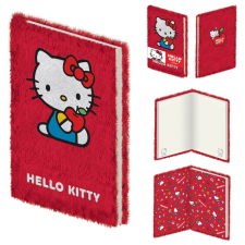  Hello Kitty plüss jegyzetfüzet A5 füzet
