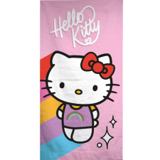 HELLO KITTY Rainbow fürdőlepedő, strand törölköző 70x140cm (Fast Dry) lakástextília
