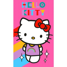 HELLO KITTY Rainbow kéztörlő, arctörlő, törölköző 30x50 cm lakástextília