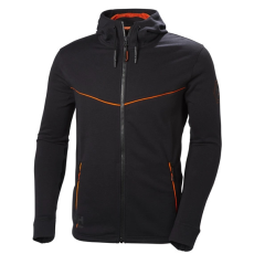 Helly Hansen Chelsea Evolution cipzáras kapucnis pulóver - fekete, méret: L