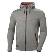 Helly Hansen Chelsea Evolution cipzáras kapucnis pulóver - szürke, méret: 3XL