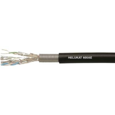 Helukabel 802168 Hálózati kábel CAT 7 S/STP 4 x 2 x 0.58 mm2 Fekete méteráru kábel és adapter