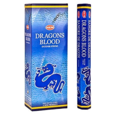 HEM Dragons Blood Blue / Kék Sárkányvér füstölő hexa indiai 20 db dekorációs kellék