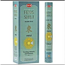 HEM Feng Shui Metal / Feng Shui Fém füstölő hexa indiai 20 db füstölő
