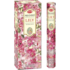 HEM Precious Lily / Liliom füstölő hexa indiai 20 db füstölő