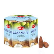  HEM Visszaáramló Kúpfüstölő - Kókuszdió (Coconut) füstölő