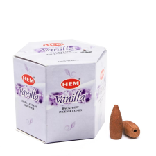  HEM Visszaáramló Kúpfüstölő - Vanília (Vanilla) füstölő