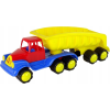 Hemar Nagy Autó - Pótkocsival, 45 cm, Sárga 15096 ( )